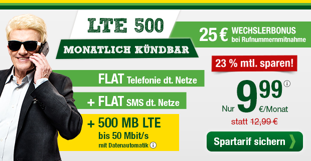 Smarte Tarife mit LTE-Highspeed zum Sparpreis